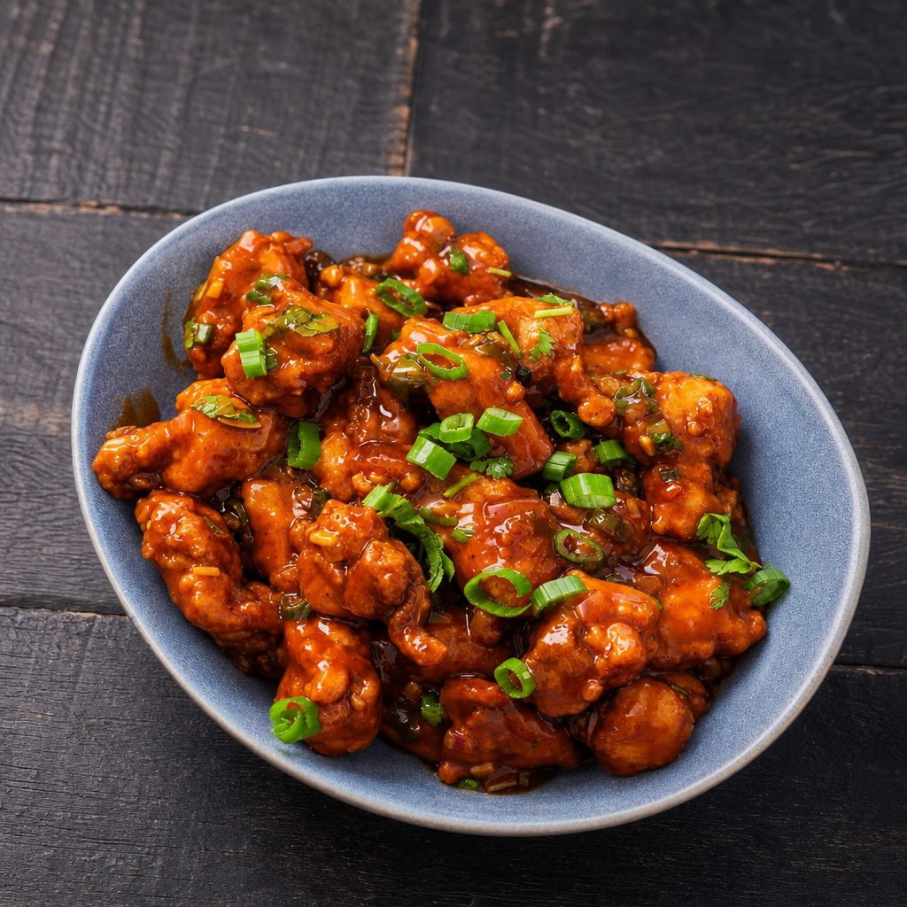 Chicken Manchurian.