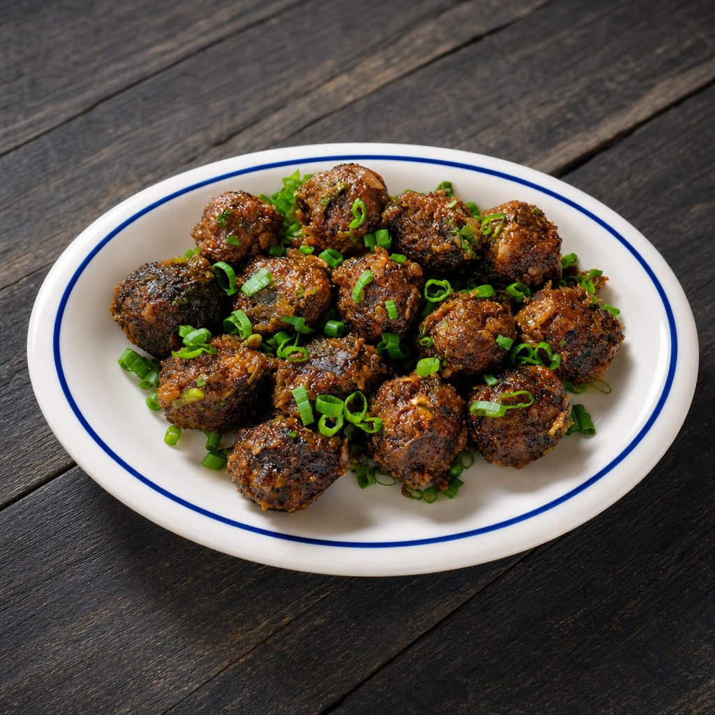 Veg Manchurian.