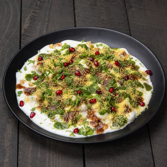 Dahi papdi chaat.