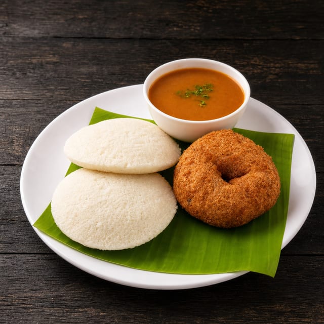 Idli (2) Vada (1) Combo.