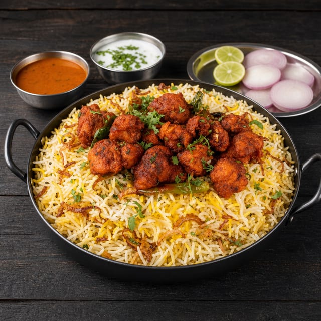 Family Vijayawada Chicken Biryani.