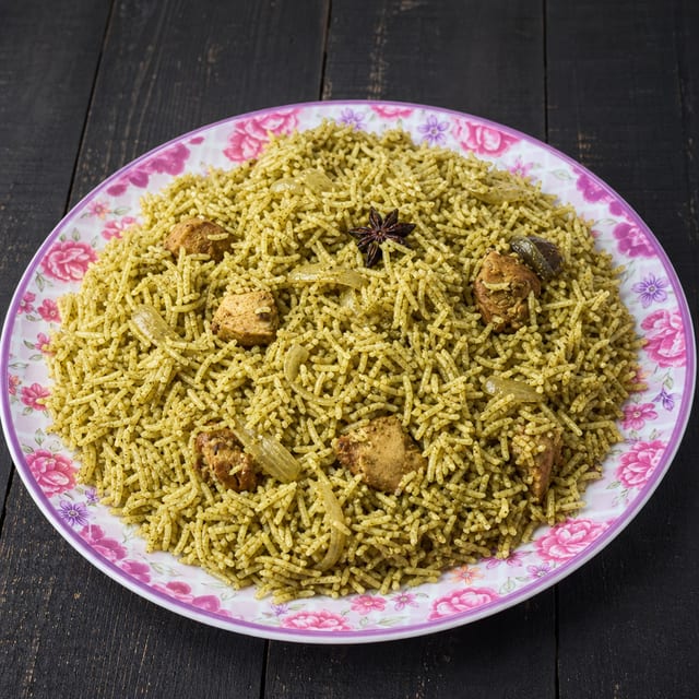 Gongura Chicken Palav.