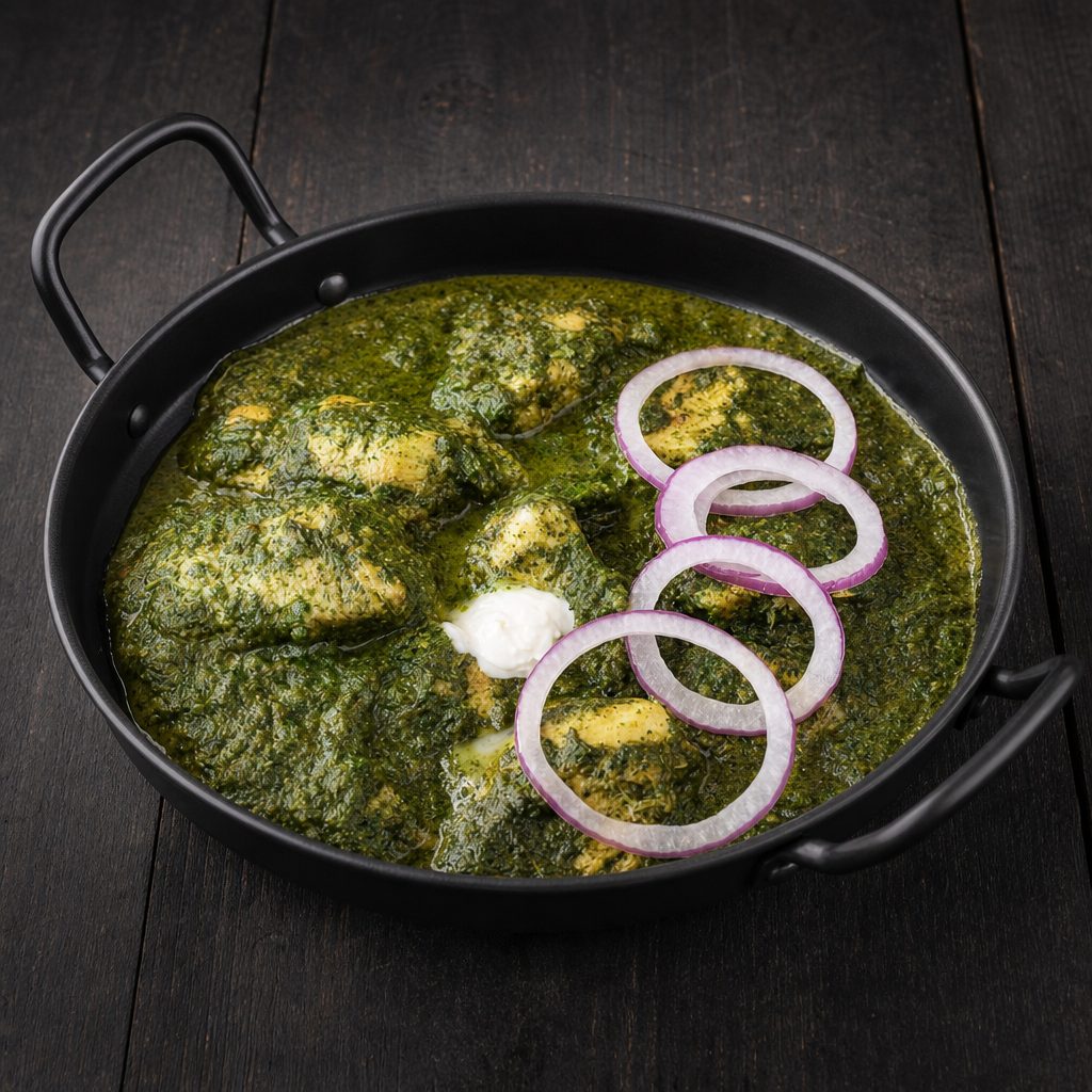 Saag Chicken.