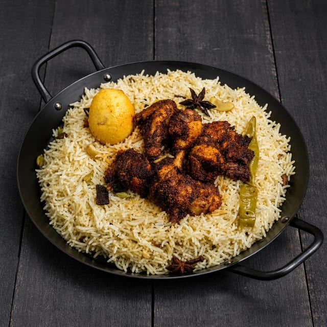 Vijayawada Chicken Palav.