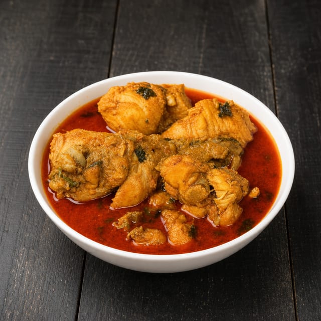 Andhra Chicken Curry.