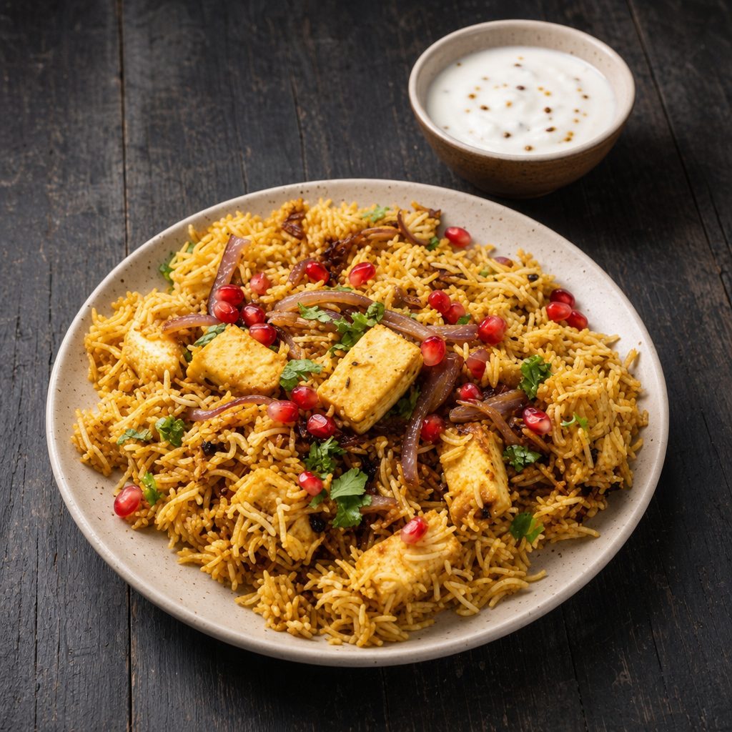 Paneer Biryani (Reg).
