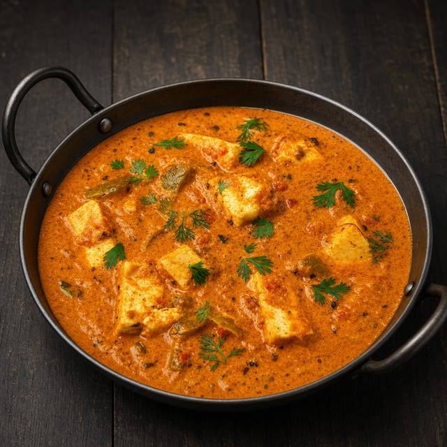 Paneer Kadai.