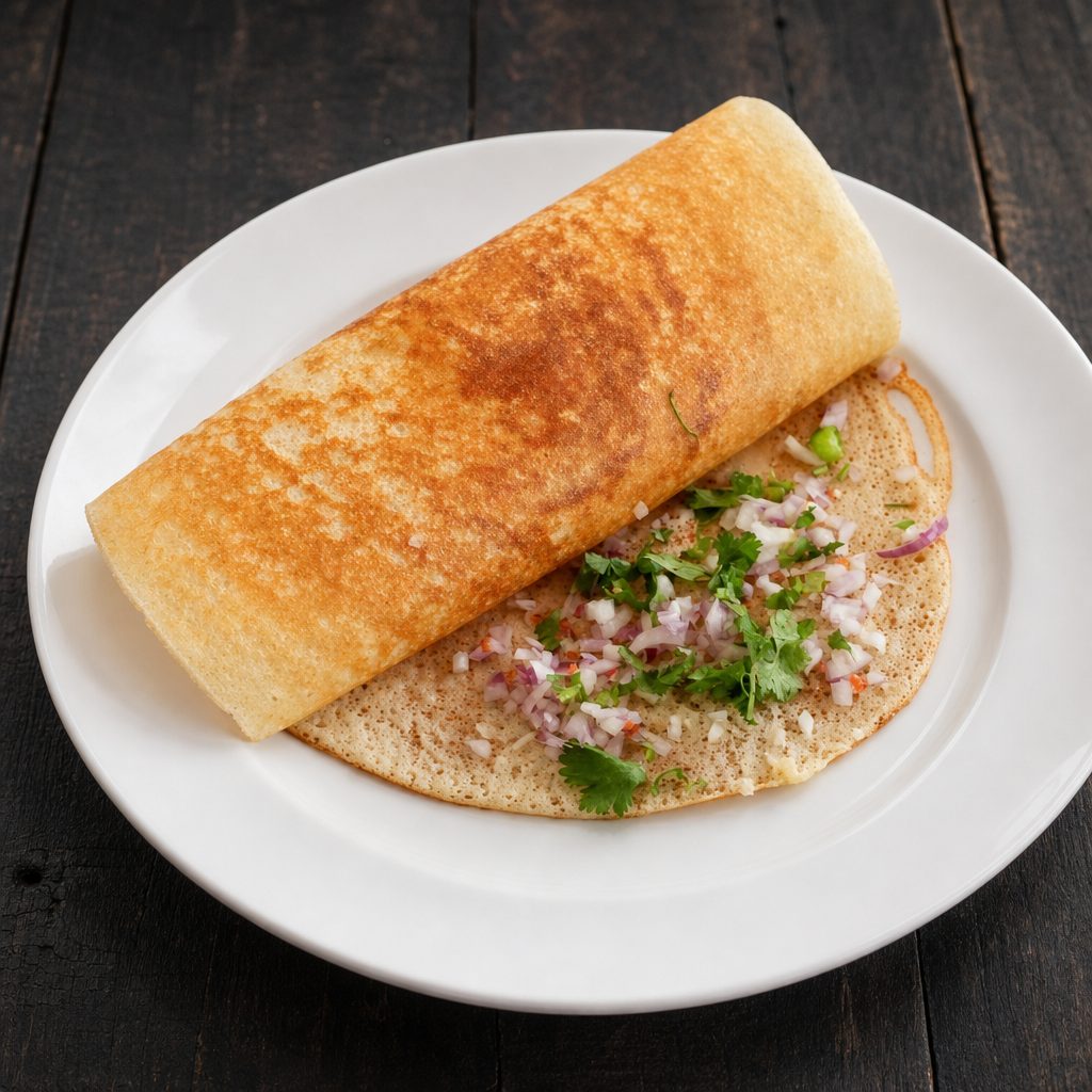 Onion Chili Dosa.