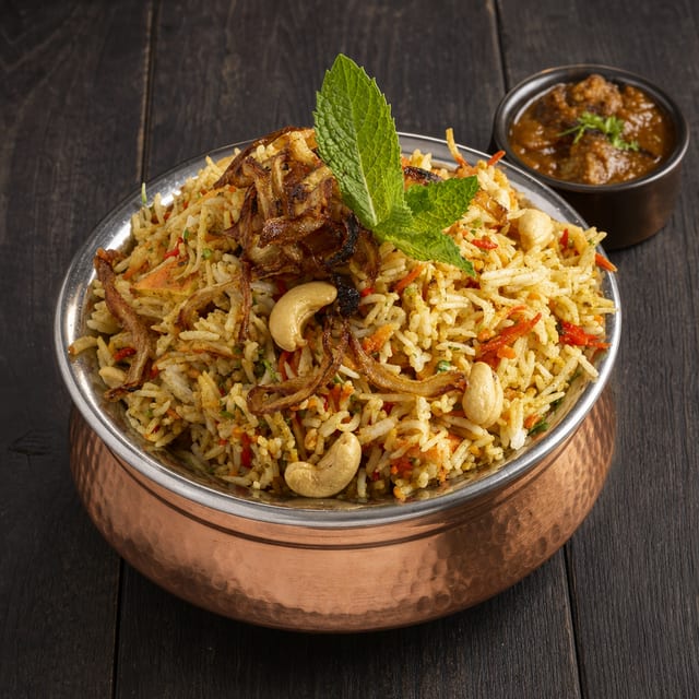 Family Gongura Veg Biryani.