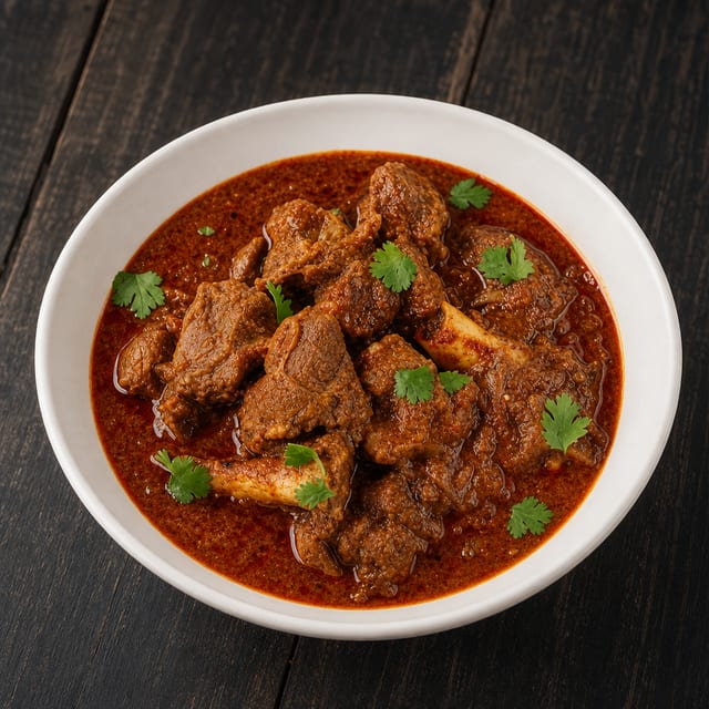Hyderabad Goat Curry.