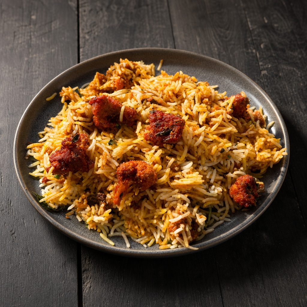 Gobi 65 Biryani.