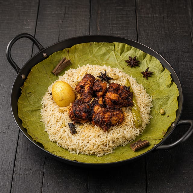 Family Vijayawada Chicken Palav.