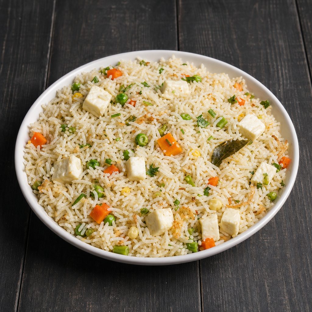 Family Paneer Palav.