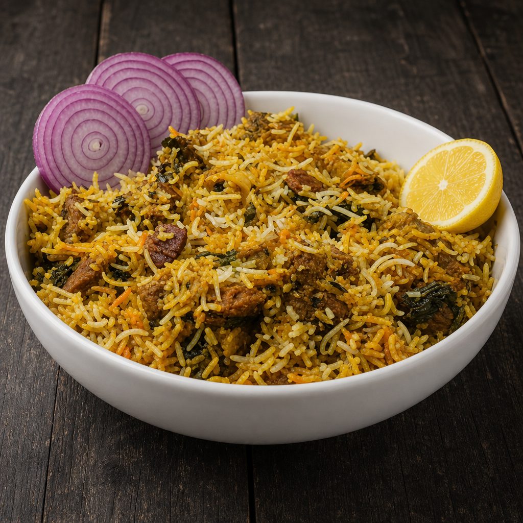 Family Gongura Goat Palav.
