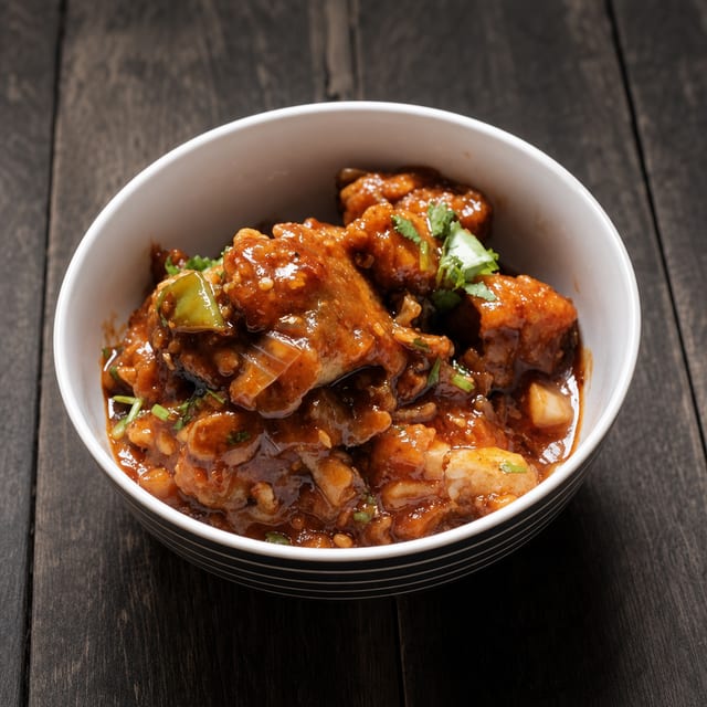 Fish Manchurian (Gravy).