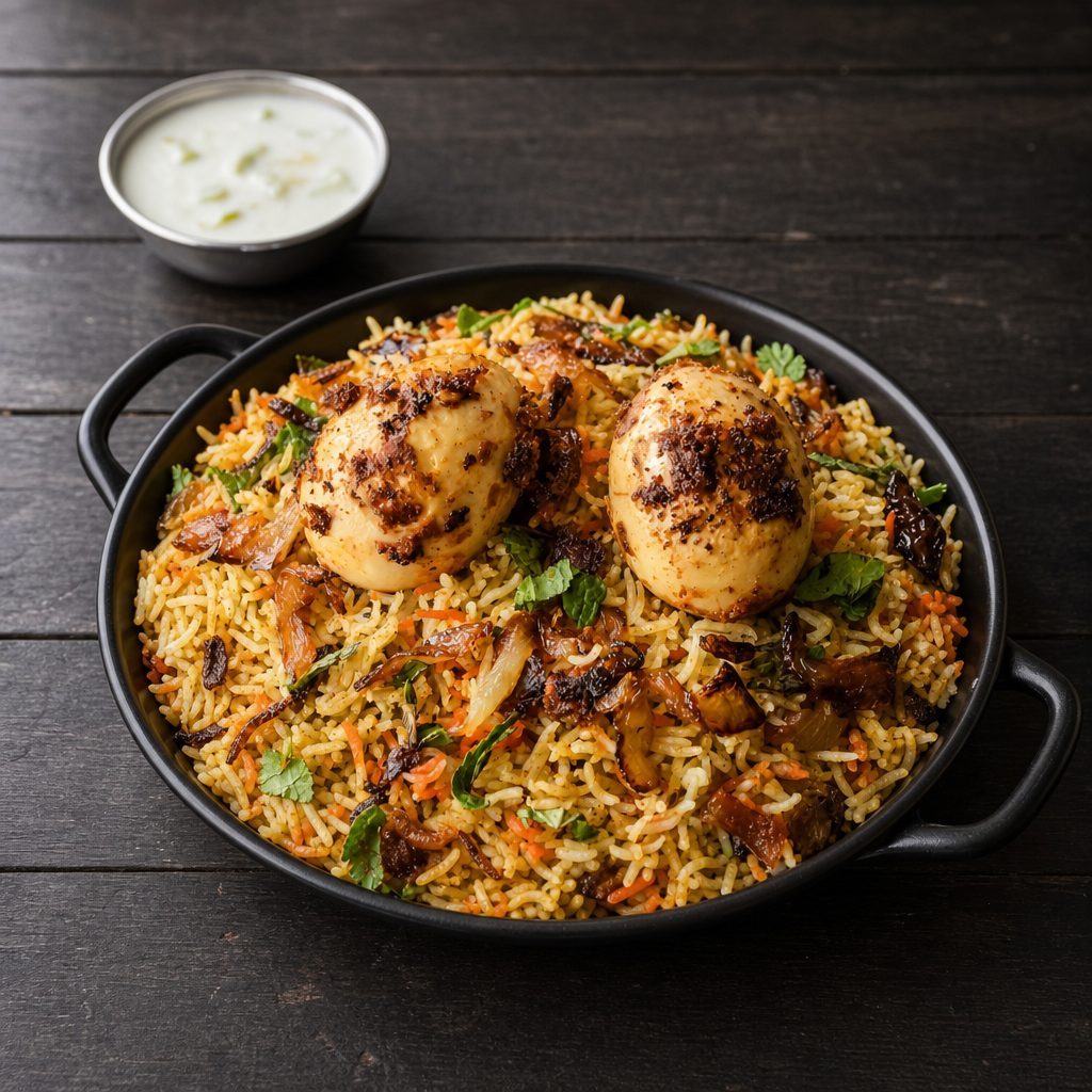 Egg Biryani (Reg).