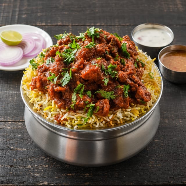 Family Chicken 65 Biryani.