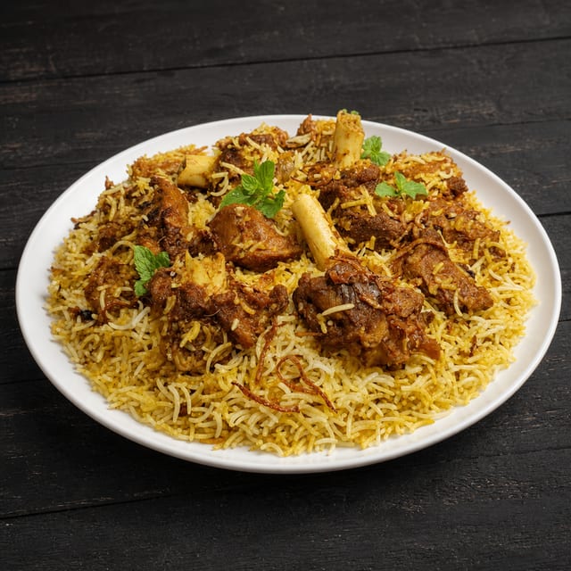Family Gongura Chicken Biryani.