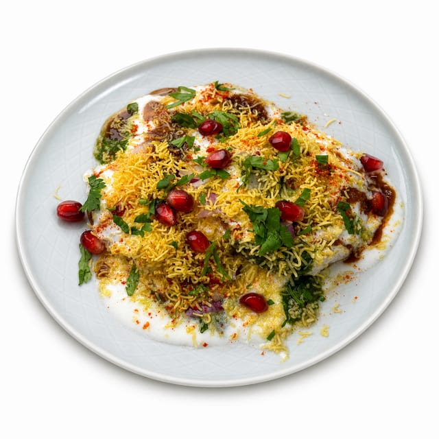 Aloo Tikki Chaat.