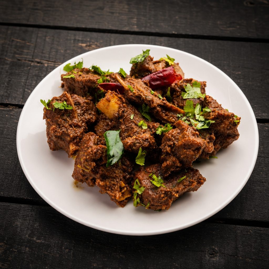 Goat Pepper Fry.