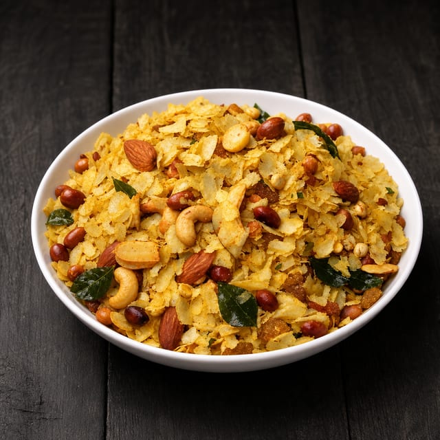 Fried Poha Masala.