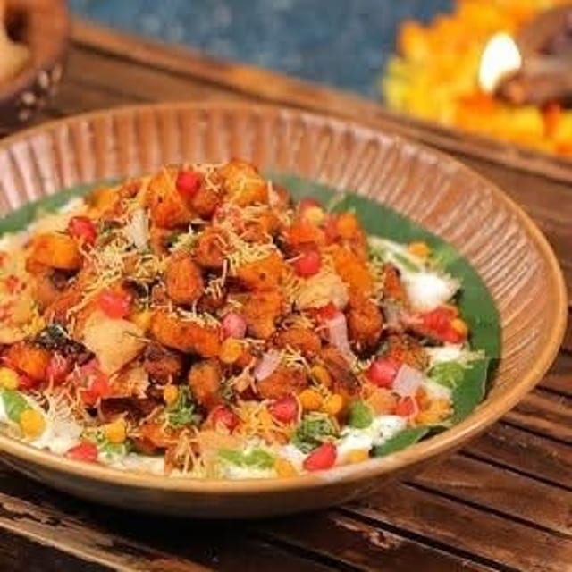 Soya Chunk Tava Chaat.