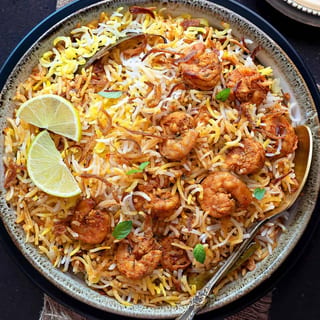Family Shrimp Biryani